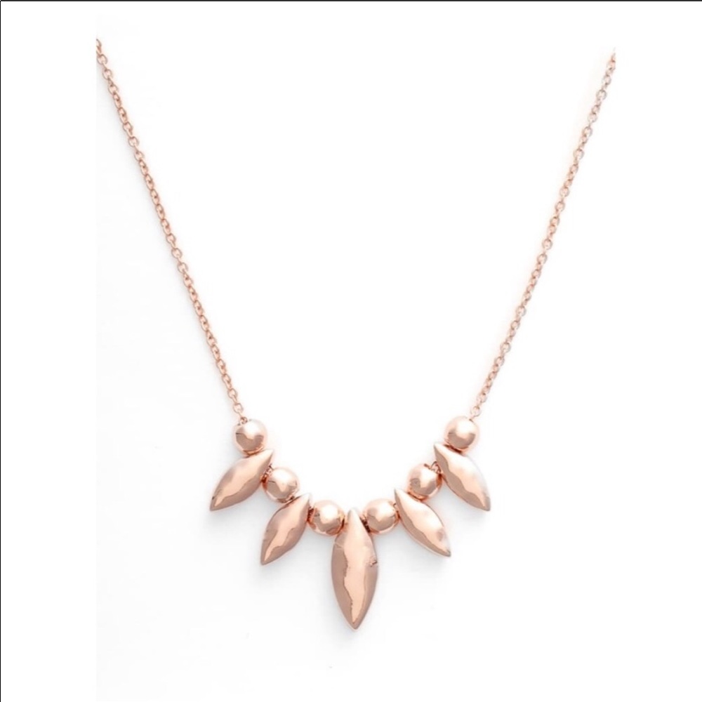NWT Gorjana kellen rose gold necklace